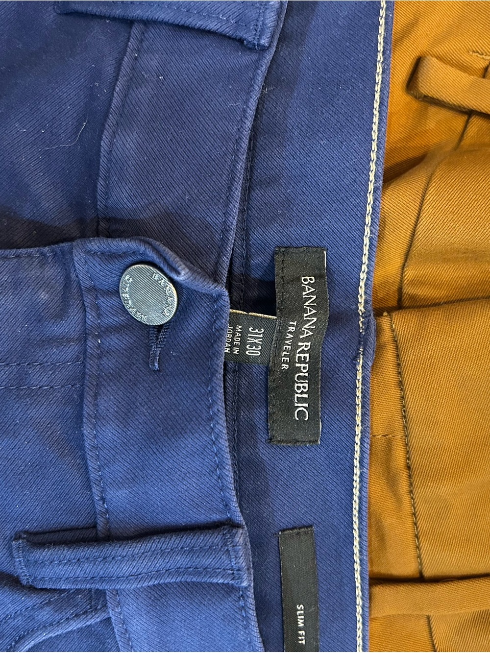 Banana Republic Navy Blue Slim Pants